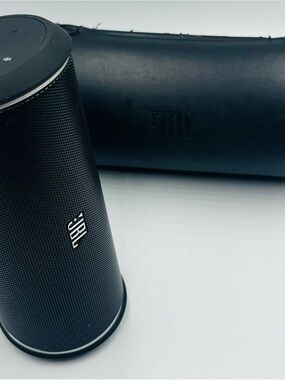 JBL Black Portable Bluetooth Speaker with Travel Case